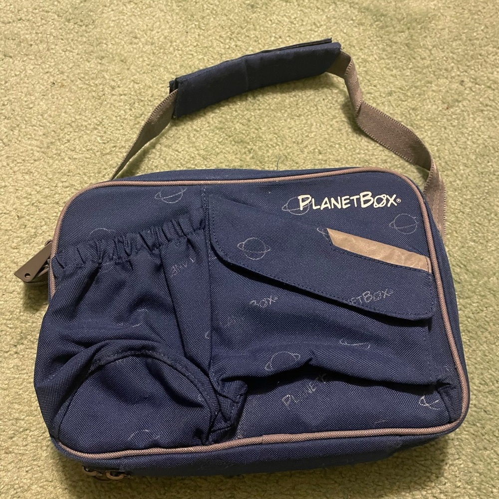 Blue Messenger Bag